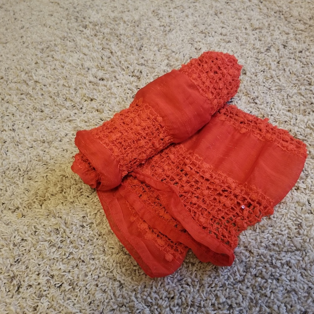 Red scarf